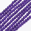 Natural Malaysia Jade Bead Strands X-G-A146-4mm-A01-1