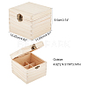 9 Sections Wooden Box Storage WOOD-WH0103-41-2