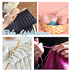 100Pcs 10 Colors Baking Paint Iron Stitch Markers Rings IFIN-HS0001-04-6