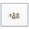 Plastic Shank Buttons BUTT-WH0012-18-1