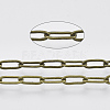 Brass Paperclip Chains X-CHC-S008-001A-AB-2