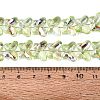 Baking Paint Electroplate Transparent Glass Beads Strands EGLA-Q136-03A-05-4