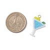 Glass Seed Beaded Pendants PALLOY-MZ00913-04-2