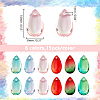 Transparent Czech Glass Beads GLAA-WR0001-03B-2