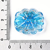 Luminous Handmade Gold Sand Lampwork Beads FOIL-T006-04D-2