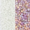 800Pcs Transparent Glass UV Reactive Beads DGLA-PA0001-10C-7