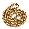 Electroplate Glass Beads Strands EGLA-D017-15x10mm-3-2
