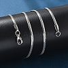 Tarnish Resistant 304 Stainless Steel Snake Chains Necklaces NJEW-O058-25P-4