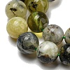 Natural Green Opal Beads Strands G-R494-A11-02-3