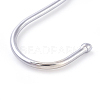 Stainless Steel S-Hook Clasps LS-STAS-WH0014-50P-2