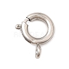 Brass Spring Ring Clasps KK-D407-20P-C-1