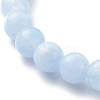 Round Imitation Gemstone & Plating Beads Stretch Bracelet Sets BJEW-JB06409-03-8