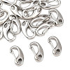 Tarnish Resistant Polished 304 Stainless Steel Keychain Clasp Findings X-STAS-R072-59A-2