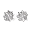 304 Stainless Steel Plastic Bead Stud Earrings EJEW-S227-01P-1