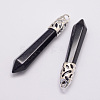 Synthetic Blue Goldstone Big Pointed Pendants G-D860-C29-P-1