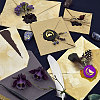 Brass Wax Seal Stamp AJEW-WH0337-013-3