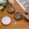 Flat Round Wood Jewelry Plate DJEW-WH0027-06A-3