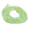Imitation Jade Electroplate Glass Beads Strands EGLA-A039-J4mm-L01-2