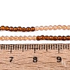 Transparent Glass Beads Strands GLAA-N074-01A-17-5