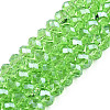 Electroplate Glass Beads Strands EGLA-A034-T10mm-A15-1