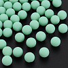 Opaque Acrylic Beads PAB702Y-B01-06-1