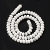 Synthetic Howlite Beads Strands G-K340-B06-01-2
