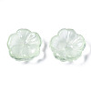 Transparent Spray Painted Imitation Jade Glass Beads GLAA-Q089-003-E003-3