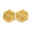 Ion Plating(IP) 304 Stainless Steel Stud Earrings EJEW-H013-03G-1