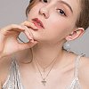 40Pcs 2 Coloes Alloy Rhinestone Pendants FIND-UN0007-55-5