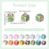 96Pcs 16 Colors Handmade Porcelain Ceramic Beads PORC-SC0001-52-2