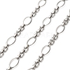 304 Stainless Steel Oval Link & Watch Band Chains CHS-A016-43P-A-1