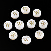Natural Freshwater Shell Beads SHEL-N036-01W-1