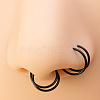 316L Surgical Stainless Steel Spiral Nose Rings WG1DE07-04-1