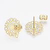 304 Stainless Steel Stud Earring Findings X-STAS-S079-34A-2