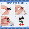 42Pcs Alloy Stud Earring Findings EJEW-ME0001-02A-3