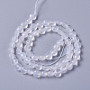 Natural White Agate Beads Strands G-L493-21-3