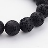 Natural Lava Rock Beads Strands G434-12-1