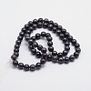 Round Natural Tiger Iron Bead Strands G-L419-88-2