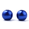 Spray Painted ABS Plastic Imitation Pearl Beads OACR-T015-05A-06-2