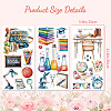 3 Sheets 3 Styles PVC Waterproof Decorative Stickers DIY-WH0404-563-7