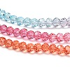 Transparent Painted Glass Beads Strands DGLA-A034-T3mm-A11-4