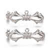 Bowknot Brass Kilt Pins with 1 Loop LS-KK-H738-35P-1