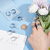 8Pcs 8 Styles 304 Stainless Steel Open Cuff Rings Set RJEW-UN00005-4