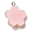 Translucent Resin Pendants RESI-L038-02P-02-2