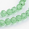 Transparent Glass Bead Strands GLAA-G013-8mm-55-3