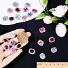 Gorgecraft 30Pcs 6 Colors Sew on Rhinestone DIY-GF0007-85-3