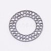 Zinc Alloy Filigree Joiners Links PALLOY-WH0076-41B-RS-1