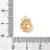 Brass Micro Pave Cubic Zirconia Charms X-KK-F916-15G-3