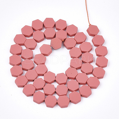 Spray Painted Non-magnetic Synthetic Hematite Beads Strands G-T116-03C-12-1