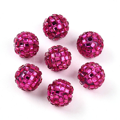 Acrylic Rhinestone Beads OACR-D307-01I-20MM-1
